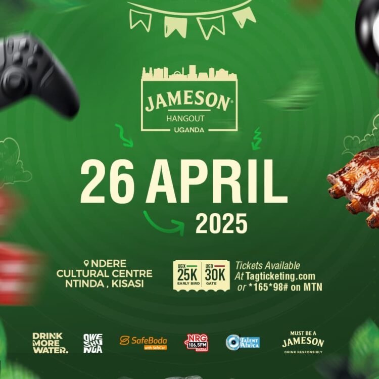 Jameson Hangout Returns: Kenneth Mugabi to Headline April Edition at Ndere Centre